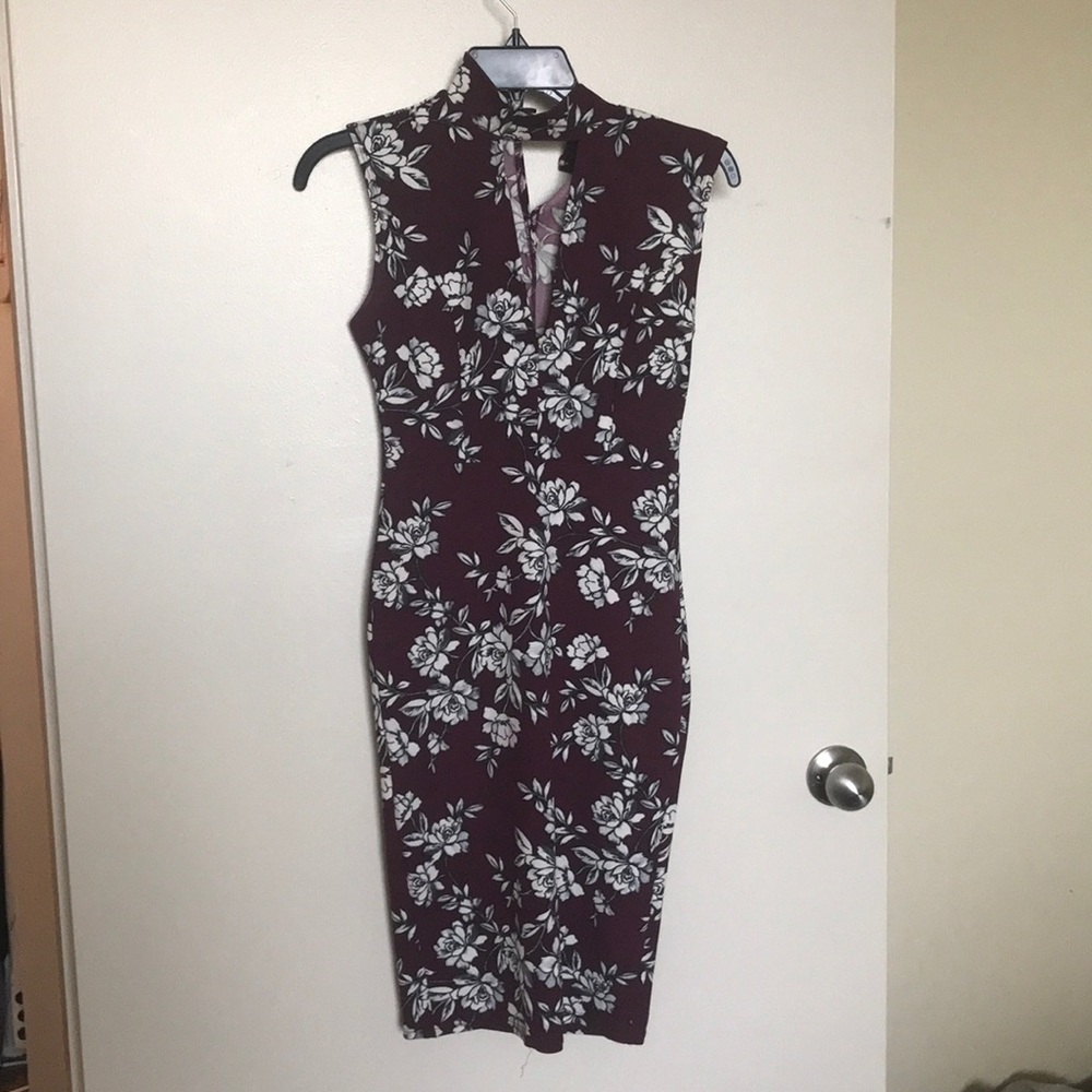 Knee length formal body con dress